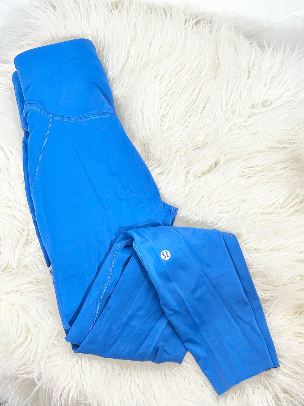 Lululemon Base Pace HR Tight 23" Symphony Blue Size 2 Leggings Hemmed Nulux